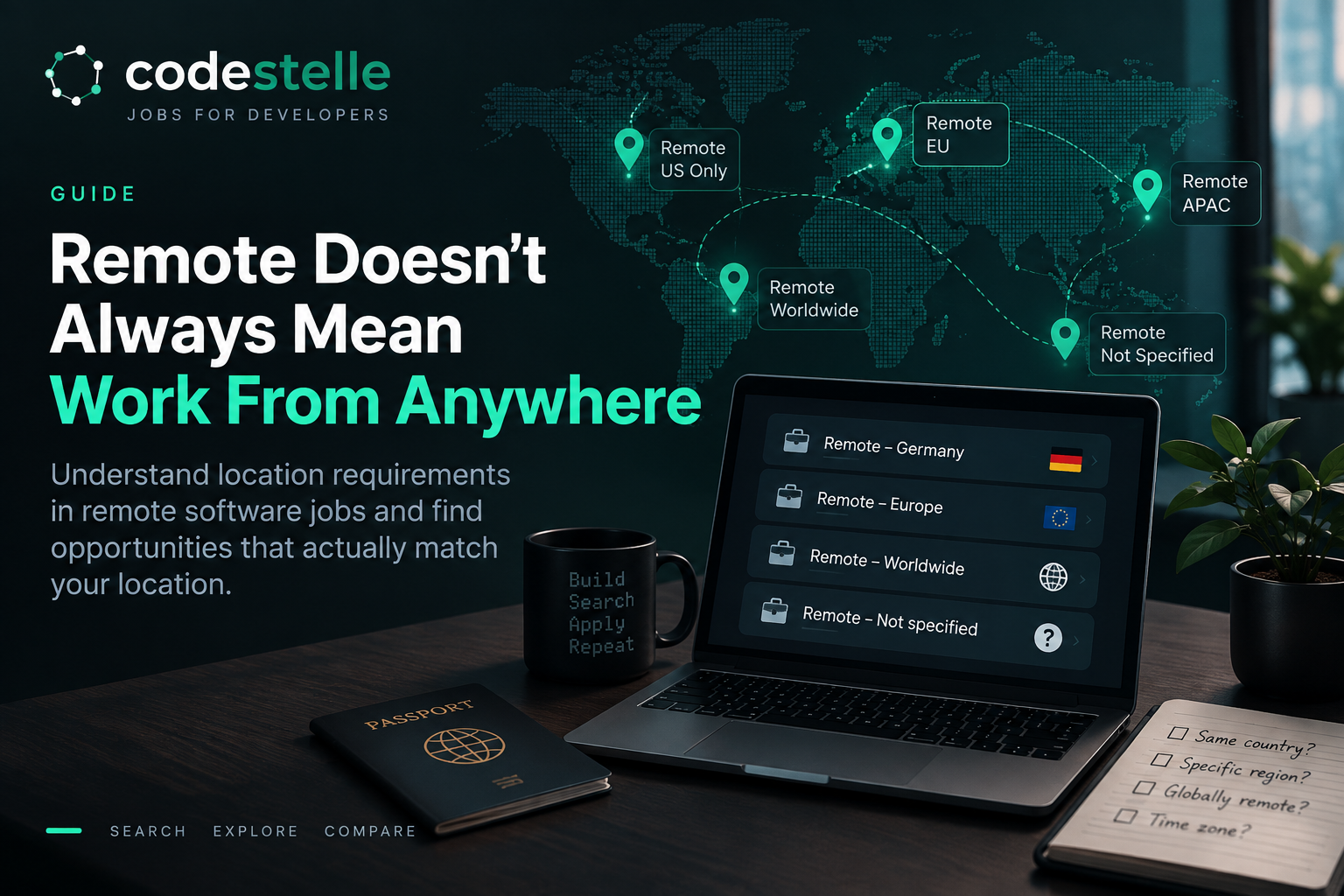 remote job location requirements